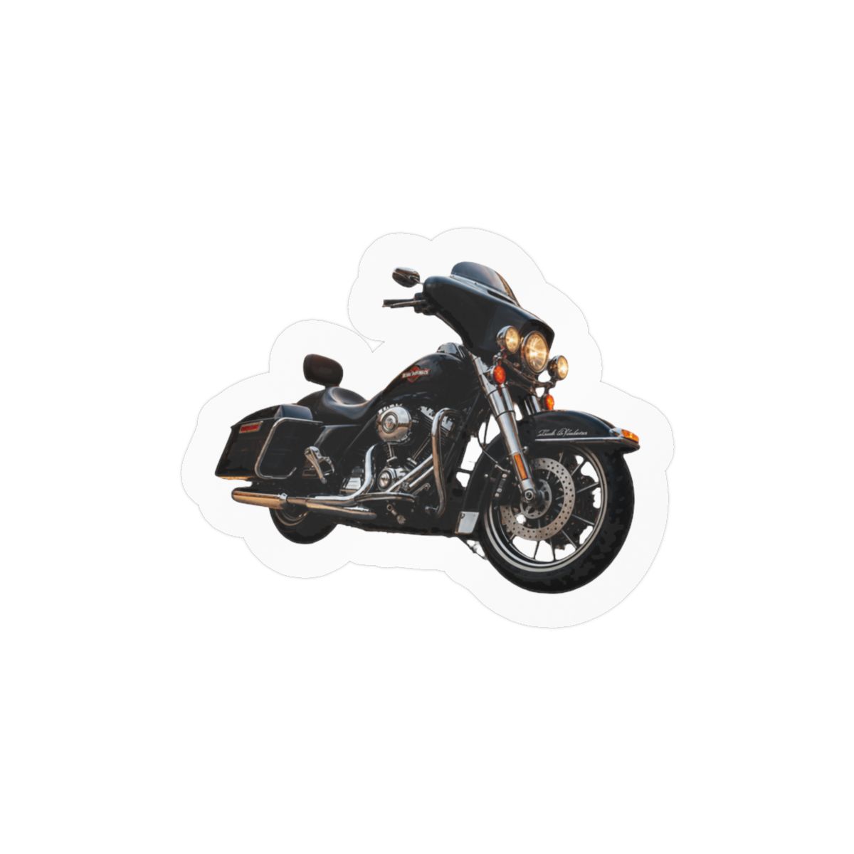 Electra Glide Motorcycle Sticker | Bold Vinyl Decal