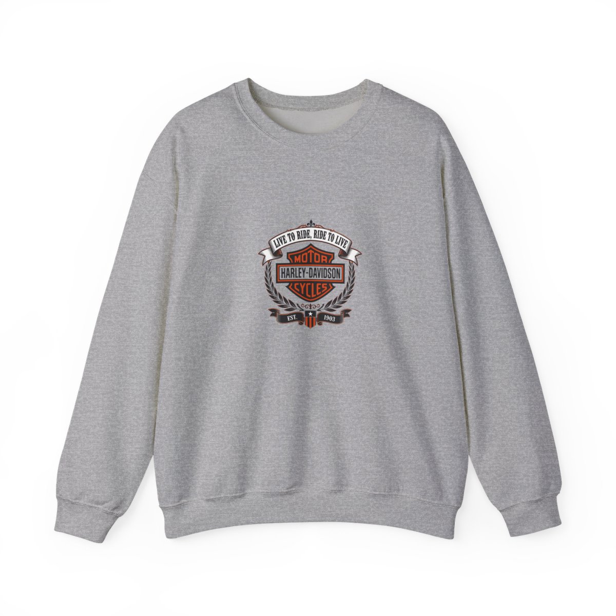 Harley-Davidson "MOTOR" Crewneck - alternate angle 3, merchandise